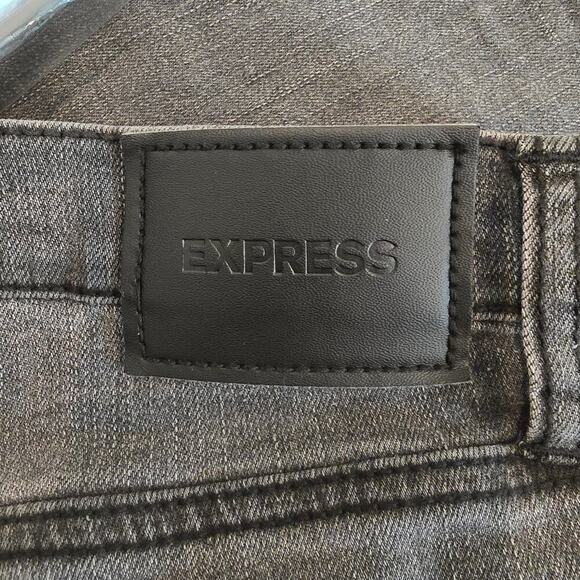 Express Jeans Lightweight Stretch Bootcut Women’s  Black Wash - Picture 6 of 6